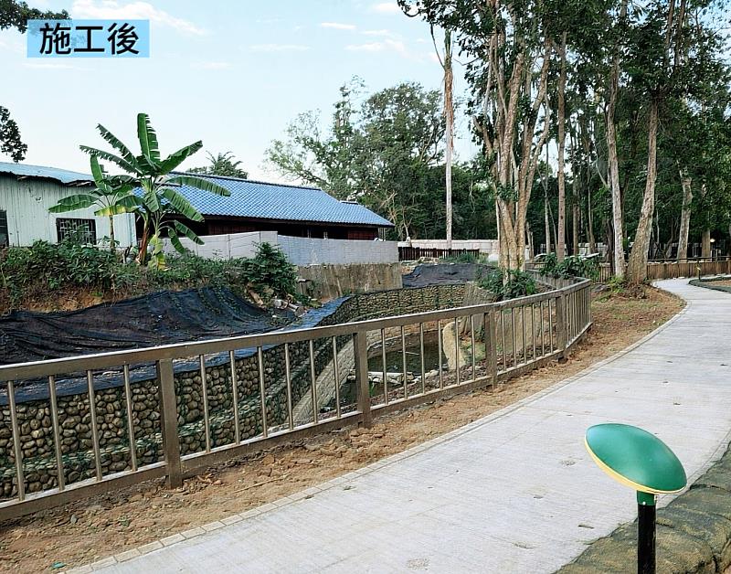 北排水維新支線護岸改建完成