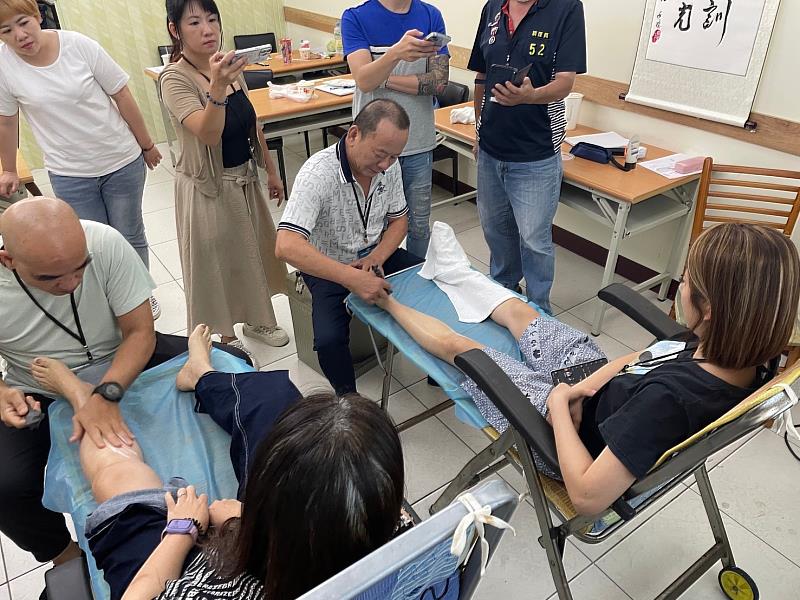 職能應用課程上課情形。
