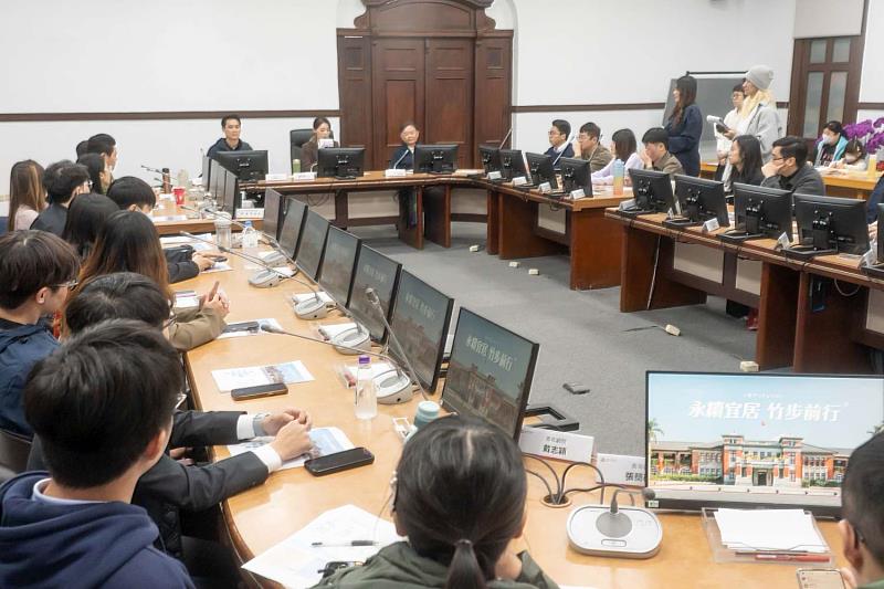 新竹市政府今(11)日辦理「第4屆青年事務委員會歲末交流活動」。