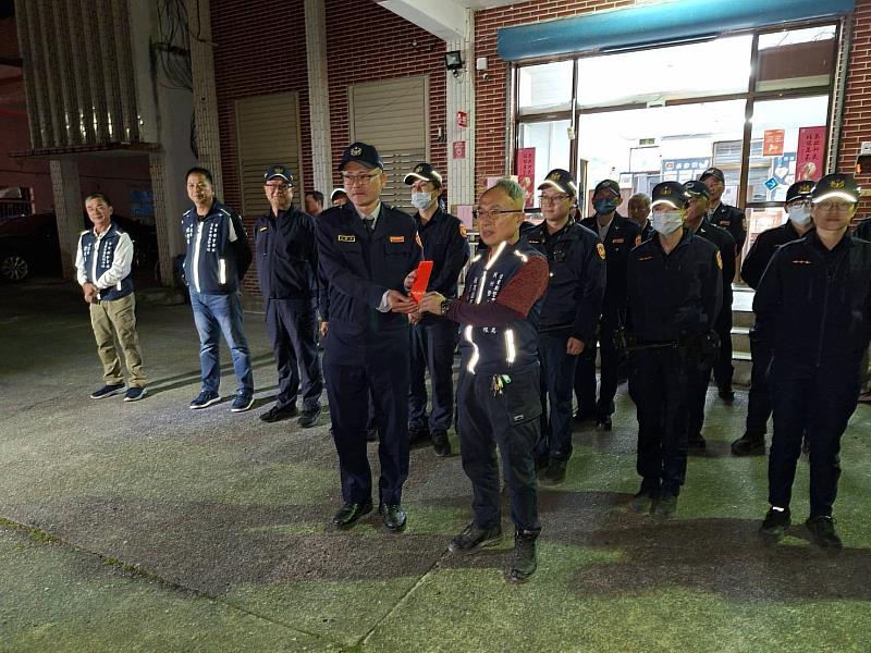 臺東縣警察局與義警大隊慰問協勤民力
