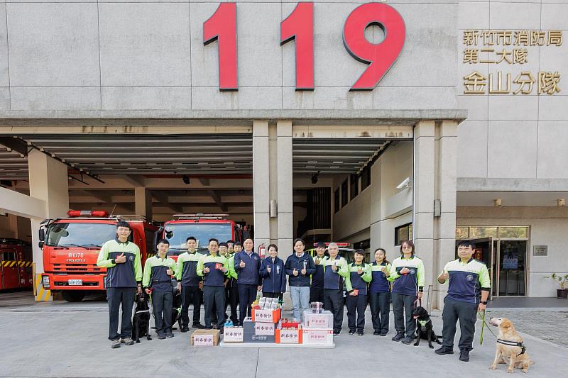 春節前夕慰問消防同仁！高虹安市長致贈加菜金感謝堅守崗位守護市民安全