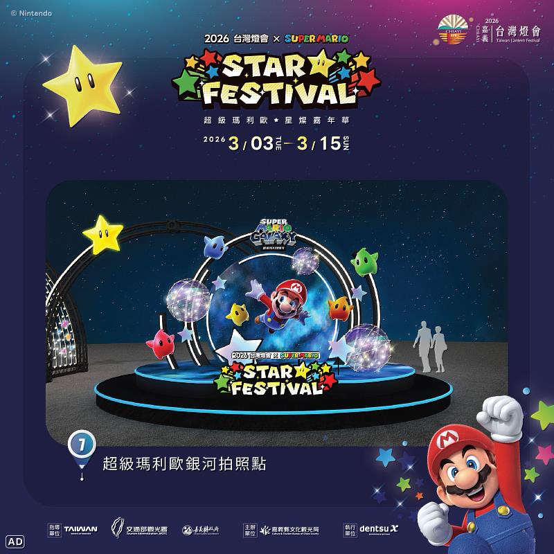 超級瑪利歐銀河拍照點