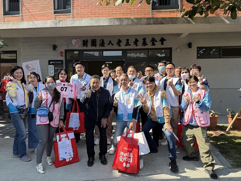 林文志處長為企業志工鼓勵