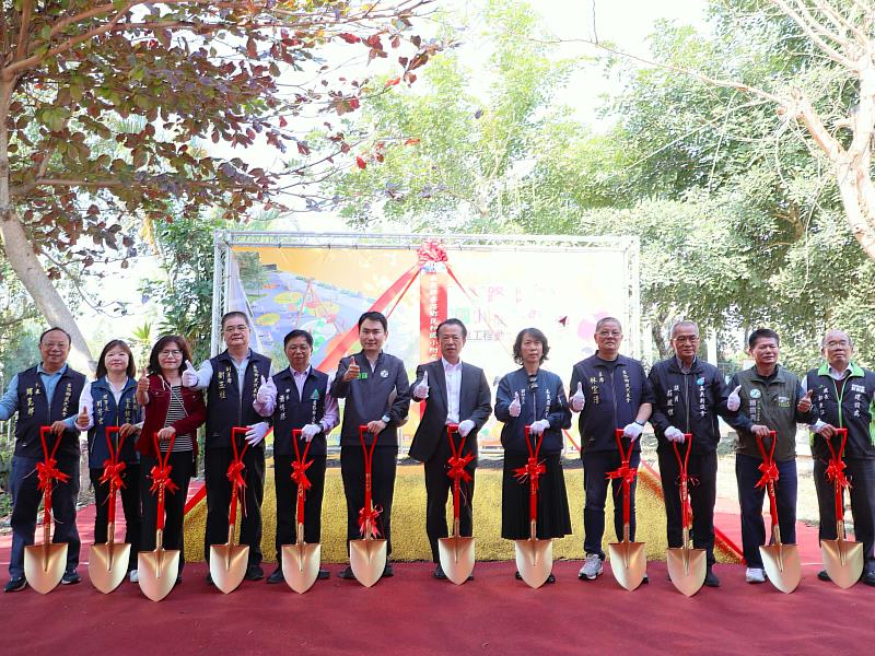 推動一鄉鎮一特色公園計畫　番路鄉民和國小附屬遊戲場新建工程祈福動土典禮