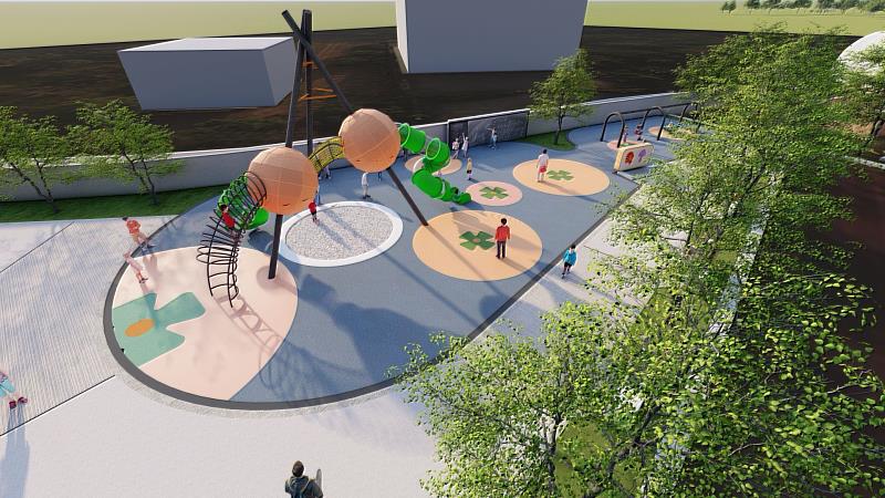推動一鄉鎮一特色公園計畫　番路鄉民和國小附屬遊戲場新建工程祈福動土典禮
