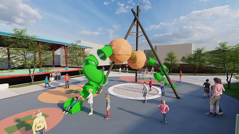 推動一鄉鎮一特色公園計畫　番路鄉民和國小附屬遊戲場新建工程祈福動土典禮