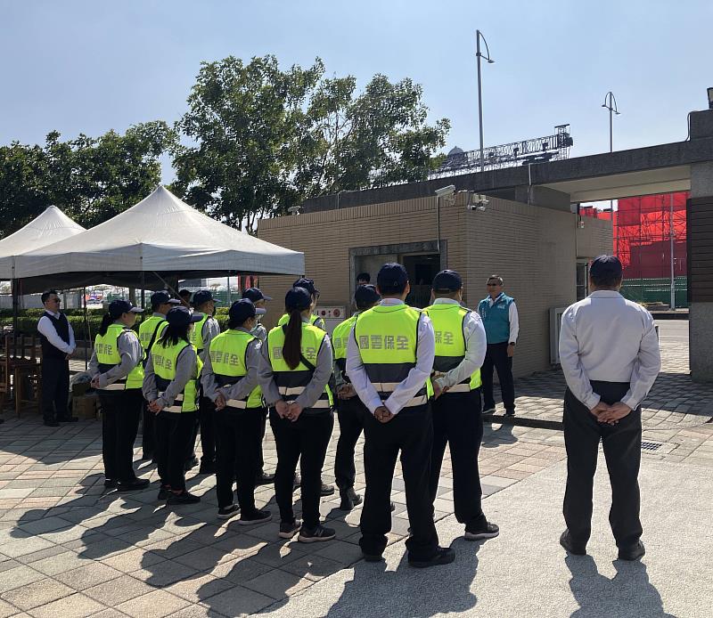 政風處啟動全天守護，保全進駐2026台灣燈會