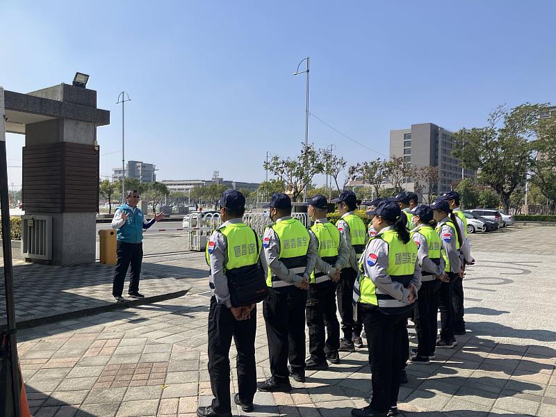 政風處啟動全天守護，保全進駐2026台灣燈會