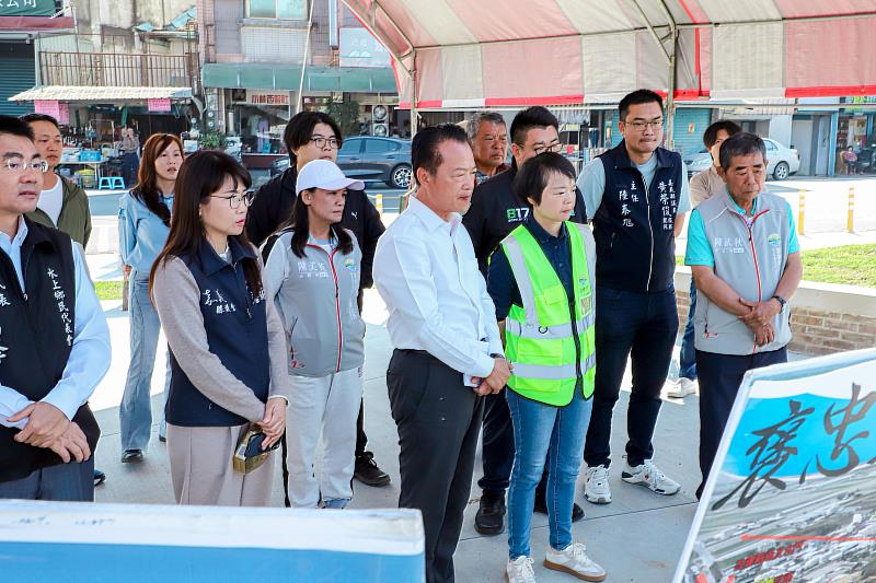 嘉義縣道168線2期水上鄉中庄段拓寬完工通車