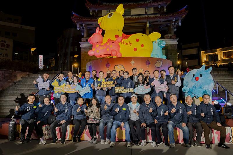 2026新竹過好年燈節開跑，高虹安市長邀全台民眾走進竹市躍動新春。