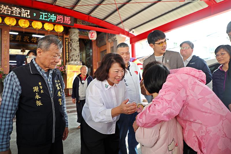 黃敏惠市長初二發送小紅包送祝福