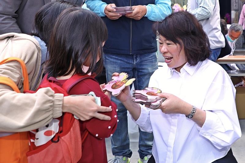 黃敏惠市長初二發送小紅包送祝福