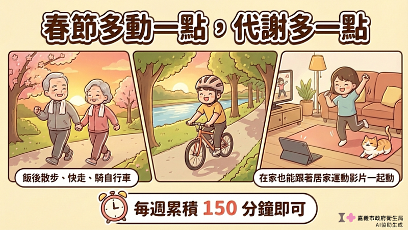 春節吃多了怎麼辦?嘉義市社區營養師教訣竅 助遠離代謝症候群