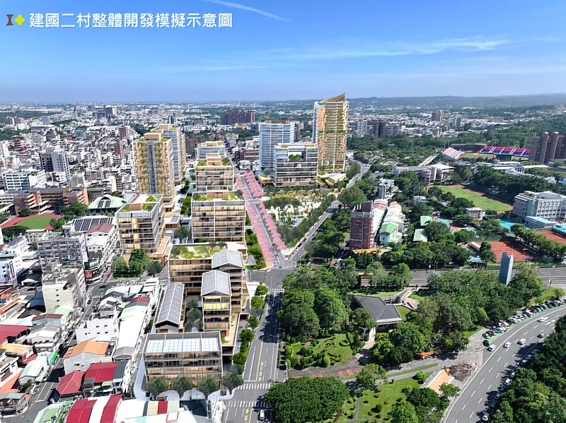 建國二村模擬示意圖