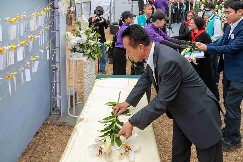 翁章梁出席228事件紀念追思音樂會