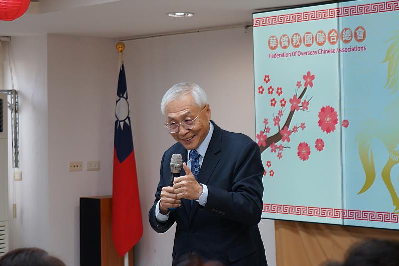 僑委會副委員長張良民致詞