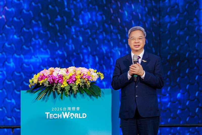 經濟部龔明鑫部長開幕致詞。