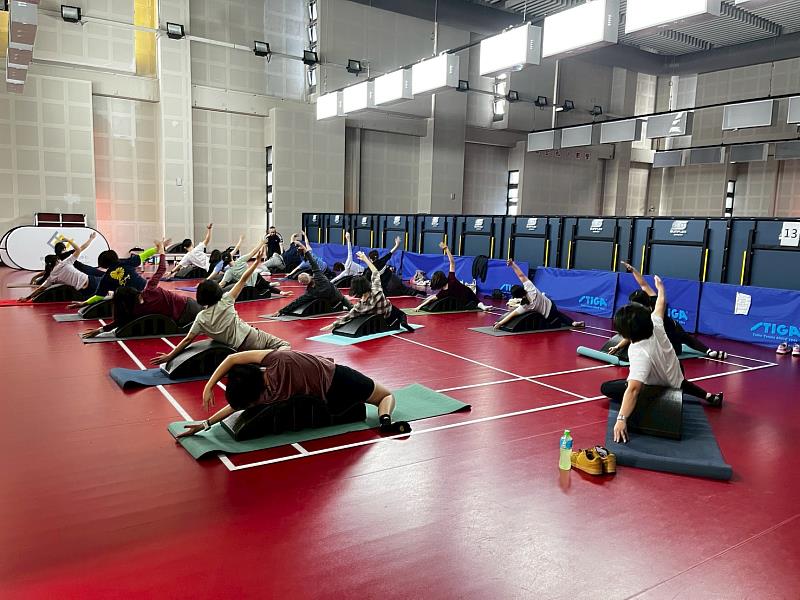 桃園市八德國民運動中心辦理ARC訓練體驗公益講座，兩梯次吸引40位民眾參與，互動熱絡。