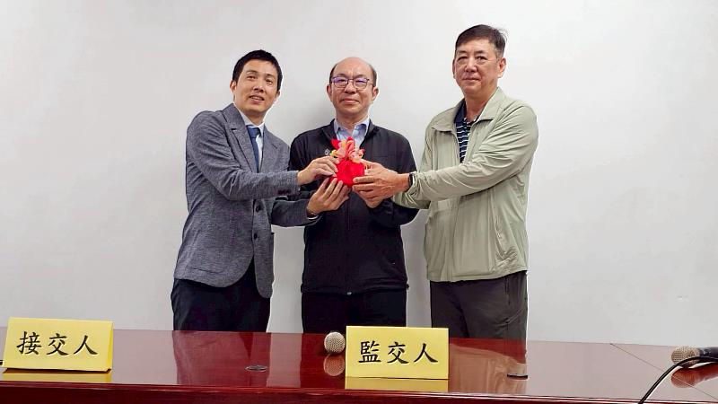 關山站主任交接儀式。
