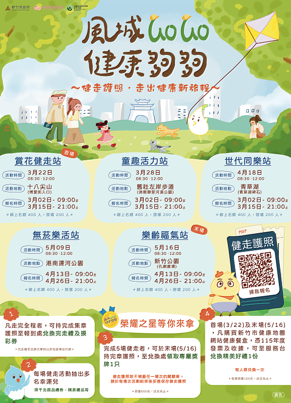 115年「風城GO GO 健康夠夠」系列健走活動EDM