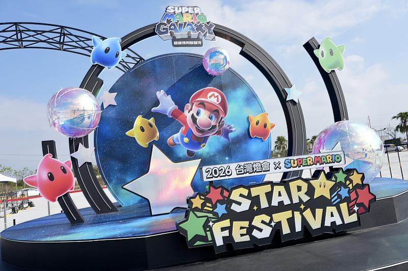 超級瑪利歐銀河拍照點。