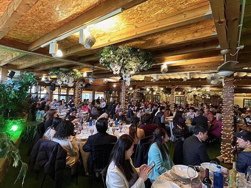 餐會現場情形。