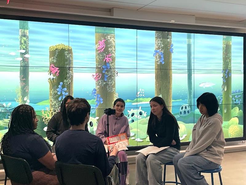 GFLP青少年環保媒體教育計畫亦透座談方式引導學員以不同視角看待海洋環保議題。（圖片提供/靈鷲山佛教教團）