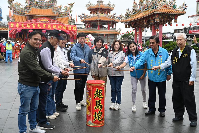 臺東元宵遶境祈福76隊參與今開鑼登場 饒慶鈴期許塑造傳統文化優良形象 歡迎全國鄉親鬥熱鬧拚元宵