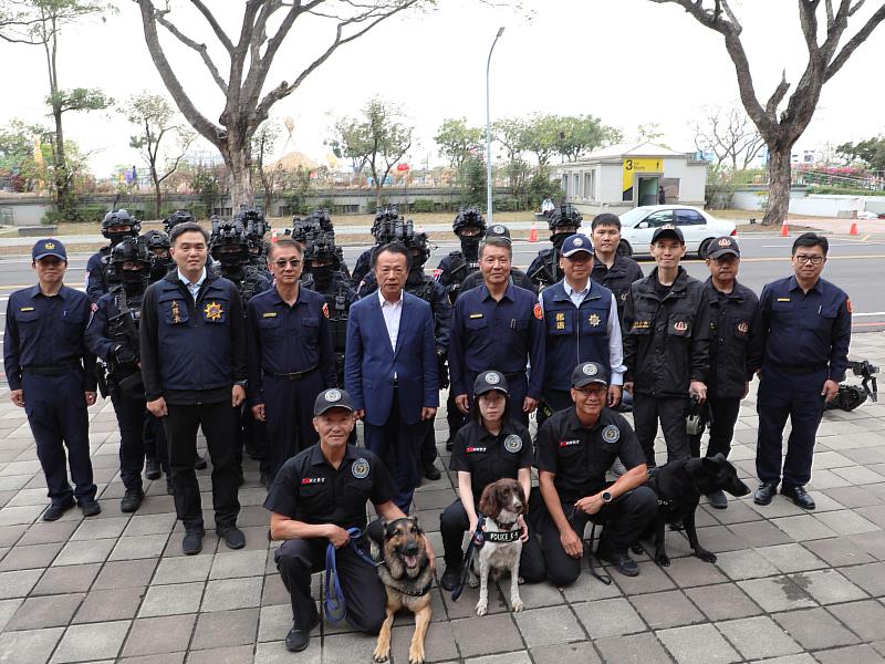 防爆機器人、偵爆犬齊上陣 2026台灣燈會安全層層把關
