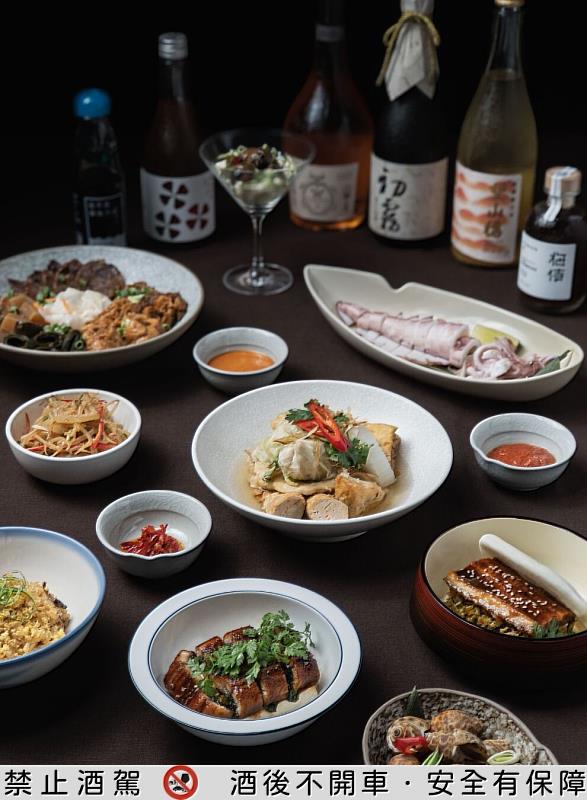 TOT台味拾光位於C-LAB場域，首間全台灣風土餐酒館，提供台灣佳釀與創新餐點。