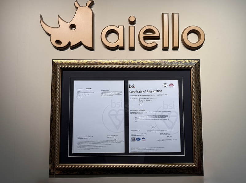 犀動智能正式取得ISO/IEC 27001:2022國際資安認證。