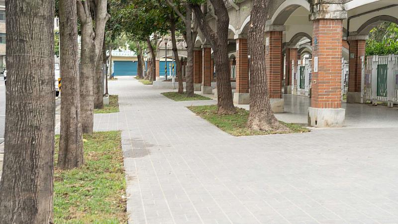 竹市舊社國小通學步道完工。