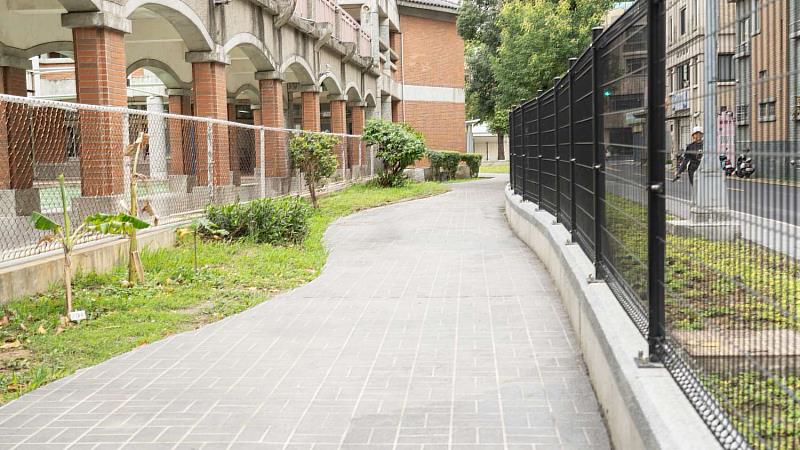 竹市舊社國小通學步道完工。