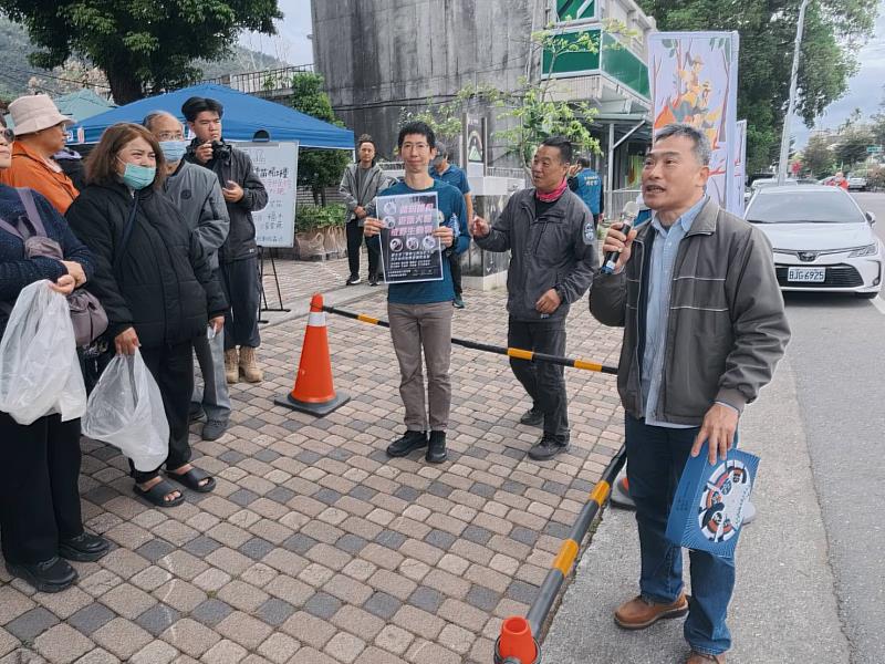 ️現場進行保育宣導。