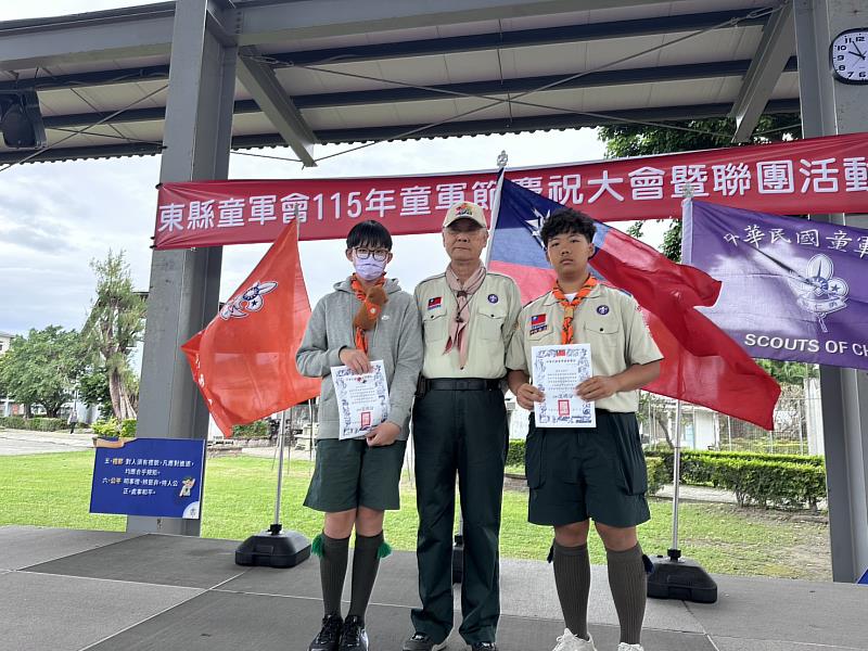 慶祝三五童軍節 臺東縣府攜手童軍會舉辦聯團活動