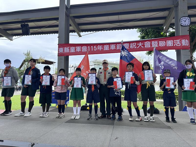慶祝三五童軍節 臺東縣府攜手童軍會舉辦聯團活動