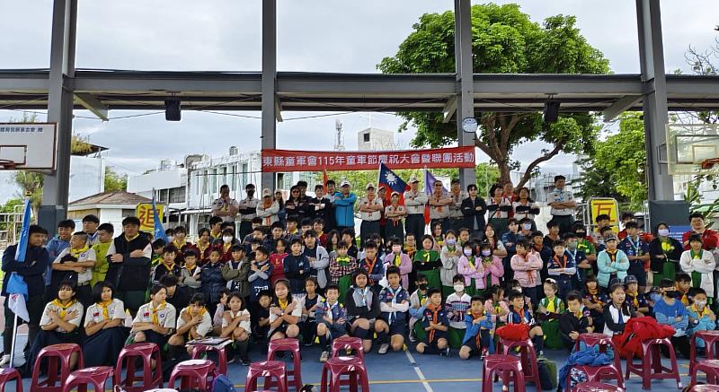 慶祝三五童軍節 臺東縣府攜手童軍會舉辦聯團活動