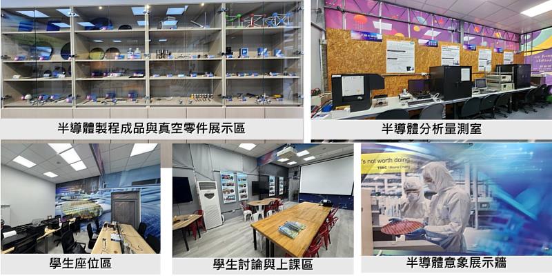 半導體學士學位學程教學場域。
