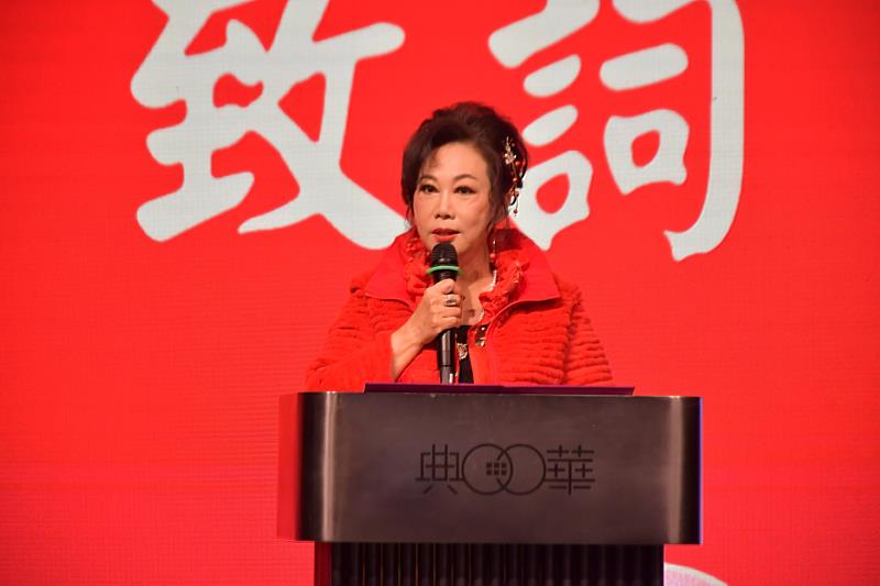 世華總會長林淑敏致詞。