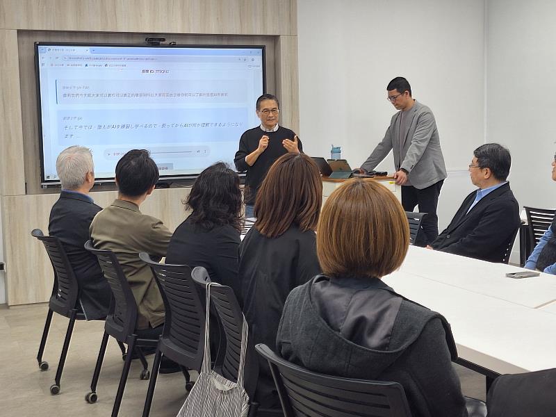 淡江大學工學院兼AI創智學院、精準健康學院院長李宗翰開場致詞。（圖／淡江大學提供）