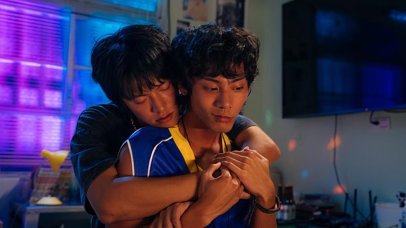 《向流星許願的我們》余杰恩（左）與各務孝太攜手打造火花四射的「海哲CP」。圖／有意思國際傳媒、犢影制作提供