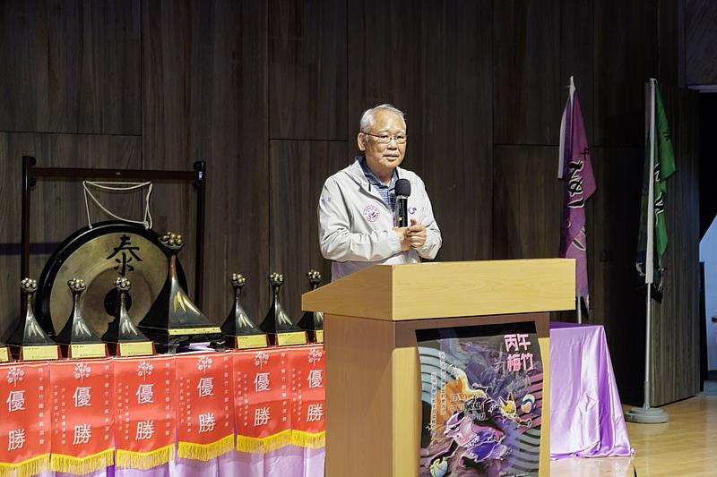 清大資深副校長戴念華致詞。