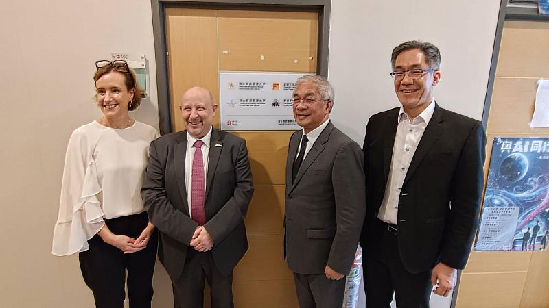 SEG瑞士教育集團亞洲辦公室於世新校園設立。（世新大學提供）