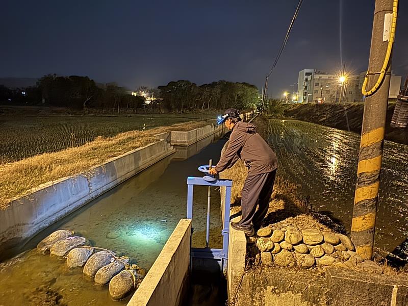 圖4、進行24小時水源調配管理。