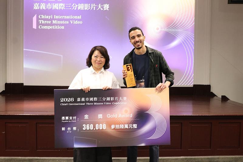 金獎得獎者索菲安．舒艾卜。