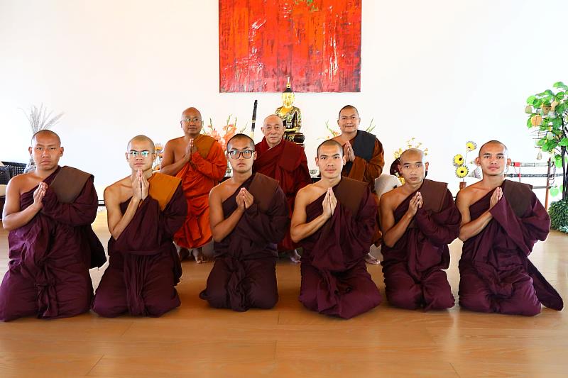 大善園寺比丘受戒儀式 靈鷲山心道法師傳承正法祈和平