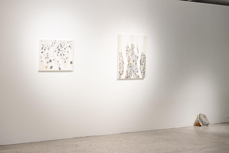 洪瑄作品：左《新局》、右《福壽路》