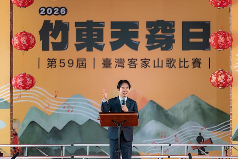 圖1 賴清德總統致詞(照片來源:總統府提供)