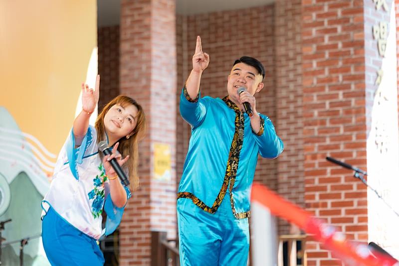 圖3 客家青年客家山歌展演（照片來源：總統府提供）