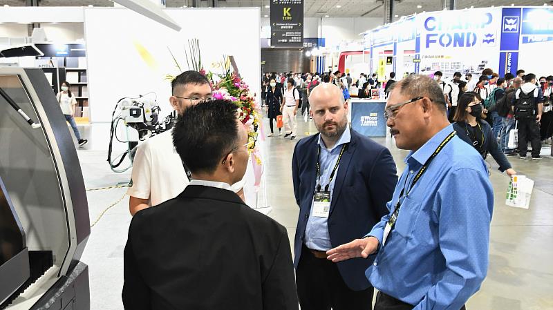 WOOD TAIWAN 2026將於4月23日至26日在台北南港展覽館1館盛大登場，聚焦木工機械與智慧木產業應用。圖為2023展覽現場。（貿協提供）